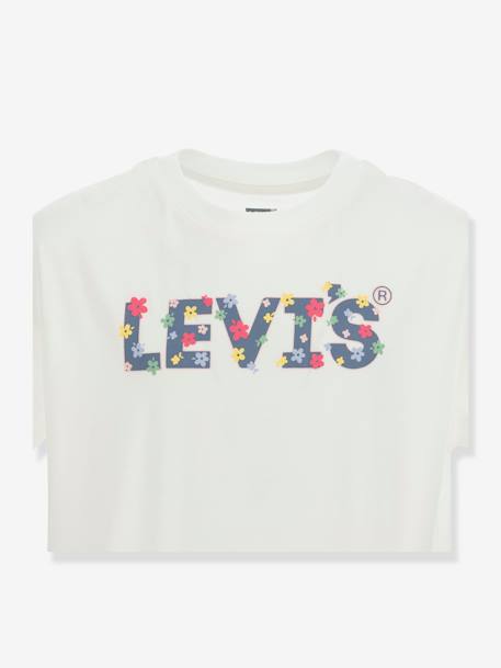 Camiseta Meet and Greet Floral Levi's® de algodón orgánico beige 
