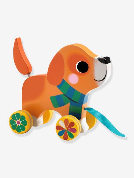 Lou, perro de arrastre de madera - DJECO multicolor 