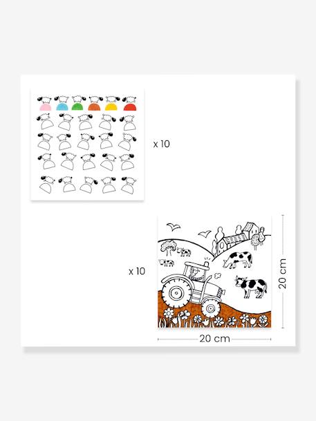 Dispensador de dibujos para colorear - DJECO multicolor 