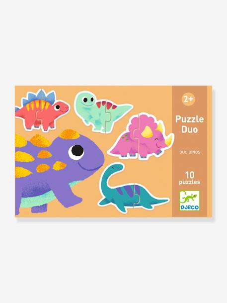 Puzzle Dinosaurios dúo - DJECO multicolor 