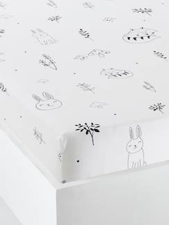 Líneas de Mobiliario-Textil Hogar y Decoración-Ropa de cuna-Sábanas bajeras ajustables-Sábana bajera para bebé Bosque mágico