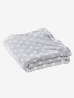Líneas de Mobiliario-Textil Hogar y Decoración-Ropa de cama niños-Mantas, edredones-Manta infantil de microfibra estampada de estrellas