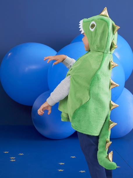 Disfraz de dinosaurio verde 