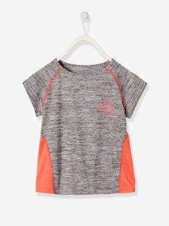 Niña-Camiseta deportiva para niña de manga corta, con motivo de estrella