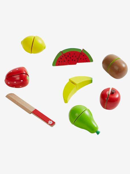 Frutas para cortar de madera FSC® multicolor 