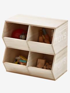 Ambientes Bebé - Bajo el océano-Habitación y Organización-Almacenaje-Baúles de almacenaje -Mueble 4 cajas Toys