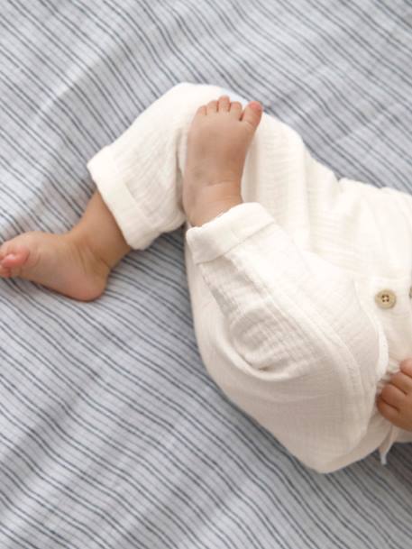 Pantalones prendas punto-Bebé-Pantalón corte árabe de gasa de algodón