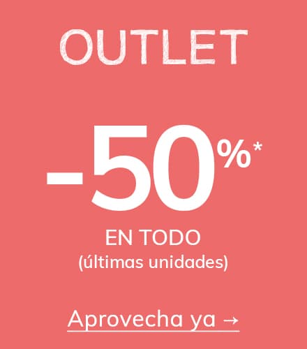 Outlet -50% en TODO
